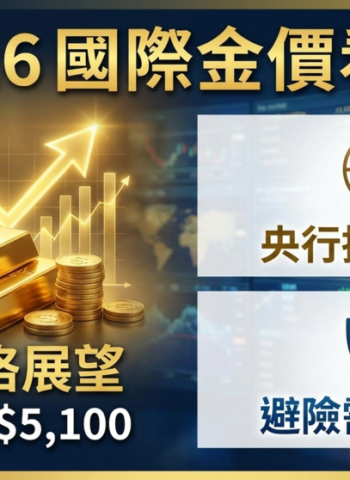 李豫伯教授：避險需求回流疊加央行買盤強勁，法人建議2026年國際金價長線看多布局