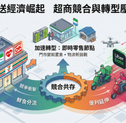 李豫伯教授：外送經濟崛起帶動零售新商業模式發展　超商營運同步承受競合轉型壓力