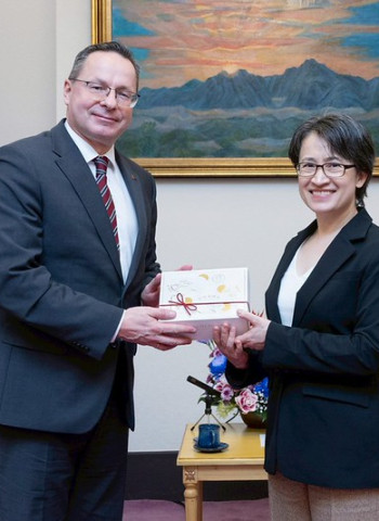 面對國際局勢變化挑戰　蕭美琴副總統與中北歐國會議員訪團深化理念相近的夥伴合作