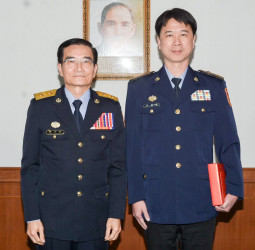 署長張忠龍親自主持海巡署2月份人員晉、陞任授階典禮　強調科技韌性是守護海疆的核心力量