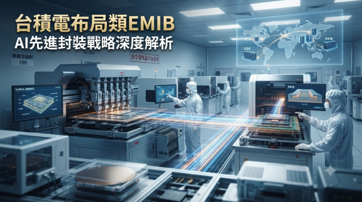 台積電布局類EMIB先進封裝技術　攜手臺灣欣興迎戰英特爾AI封裝競爭　臺灣半導體供應鏈再升級