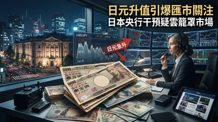 日元升值突破157日圓關卡｜日本東京外匯市場傳日美聯手干預匯率，全球市場關注央行下一步