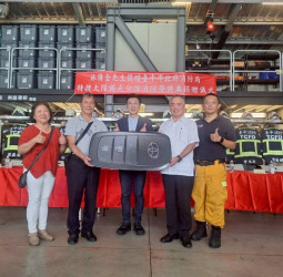 林傳全先生捐贈消防警備車助臺中國光分隊強化救災能量　暖心挺消防提升第一線應變戰力
