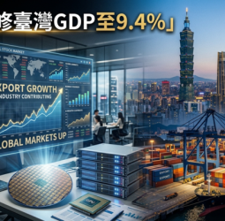 惠譽上修臺灣2026年GDP至9.4%　臺北AI出口動能帶動經濟成長、銀行與壽險展望一次看