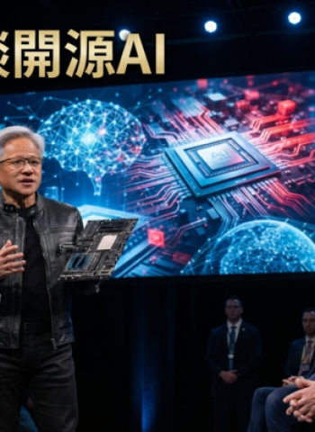 黃仁勳談中國AI與美國政策分歧！NVIDIA執行長籲開放開源模型　美中AI競爭再掀討論