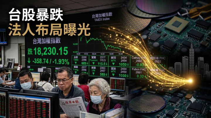 台股暴跌近3000點後資金流向曝光　法人買超15檔逆勢股　金融股成臺股避震主力