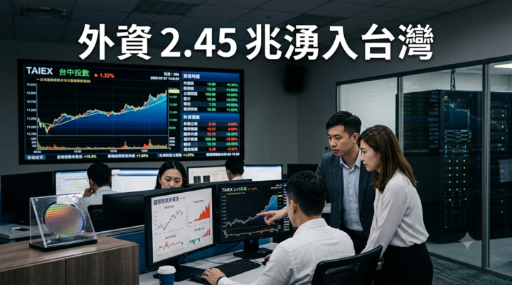 外資資金湧入台灣市場創同期新高　AI浪潮背後的台股資金結構變化