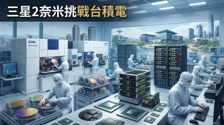 三星奪博通5年逾2000億美元訂單！南韓2奈米製程挑戰台積電　全球AI晶片競爭升溫
