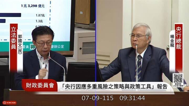 AI熱潮推升股市資金集中　楊金龍關注信用擴張風險　央行揭示金融穩定新挑戰