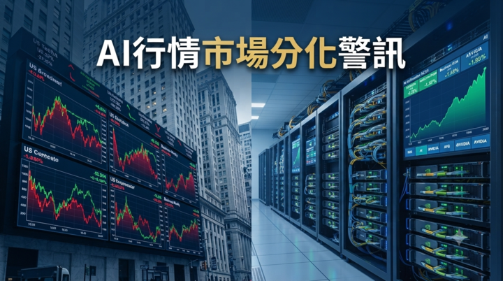 美國AI概念股市場分化加劇　摩根大通示警科技股恐重演網路泡沫？未來幾周成關鍵