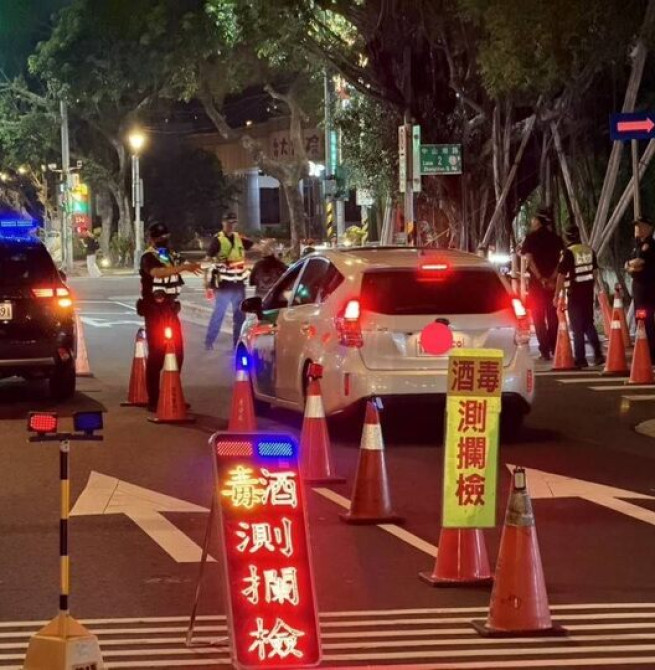 臺北市警察局執行全國毒駕取締專案　林炎田局長宣示鐵腕執法決心全面掃蕩毒駕危害