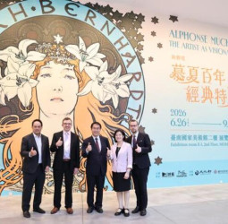156件慕夏真跡首度齊聚臺南　臺南市長黃偉哲邀全國民眾感受百年藝術魅力