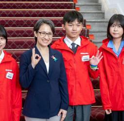 第26屆台新青少年志工獎得主以創意與行動力照亮社會　蕭美琴副總統讚揚臺灣良善力量