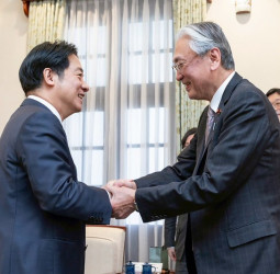 日華懇會長古屋圭司訪臺　賴清德總統強調深化臺日合作　擴大關鍵產業合作提升區域經濟安全與產業韌性