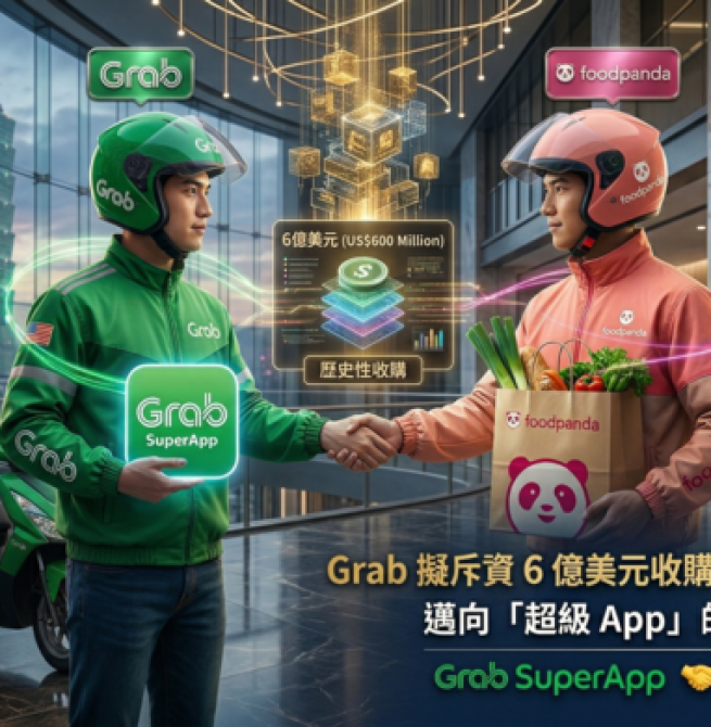 Grab擬斥資6億美元收購foodpanda臺灣　面臨中資疑慮監管變數成關鍵挑戰
