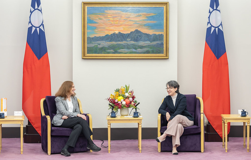 蕭美琴副總統接見德國馬歇爾基金會訪團　以韌性為核心攜手臺美歐民主夥伴深化合作