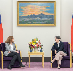 蕭美琴副總統接見德國馬歇爾基金會訪團　以韌性為核心攜手臺美歐民主夥伴深化合作