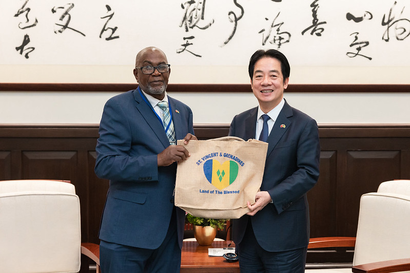 賴清德總統接見聖文森副總理李考克 建交45週年之際持續強化全方位夥伴關係擴大邦誼
