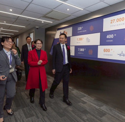 蕭美琴副總統出席聯邦快遞桃機轉運中心啟用典禮　強化物流發展動能　提升臺灣全球物流樞紐地位